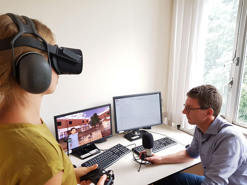 VR set-up W. Veling